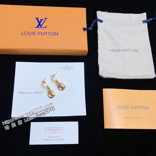 Louis Vuitton純銀飾品 路易威登菱形花形耳環 LV立體菱形耳釘耳吊  zglv1849